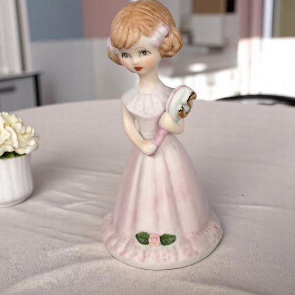 Growing Up Girl FigurineEnesco Growing Up Birthday Girl - Age 5 - Brunette - Picture 4 of 10